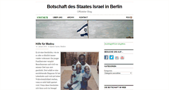 Desktop Screenshot of botschaftisrael.de