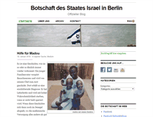 Tablet Screenshot of botschaftisrael.de